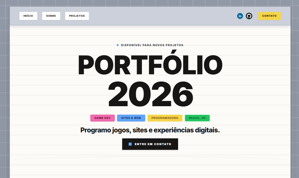SITE PORTFÓLIO 2026